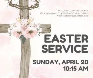 Blush Watercolor Easter Scripture Facebook Post